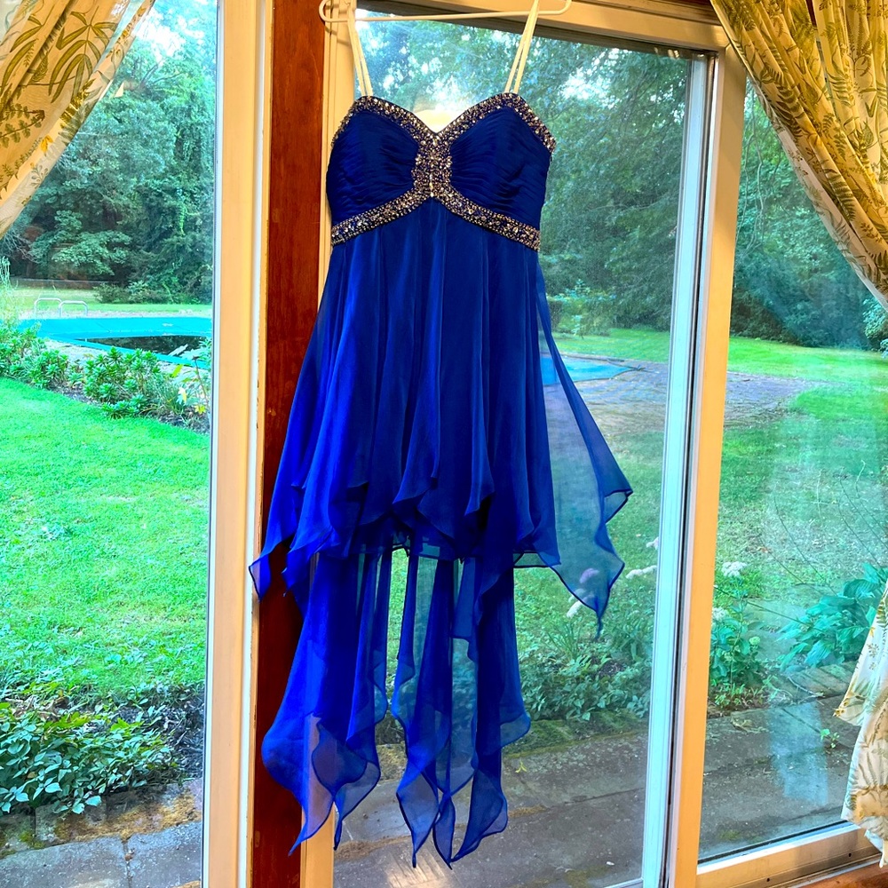 Xscape strapless cocktail dress size 10